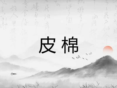 皮棉