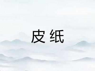 皮纸